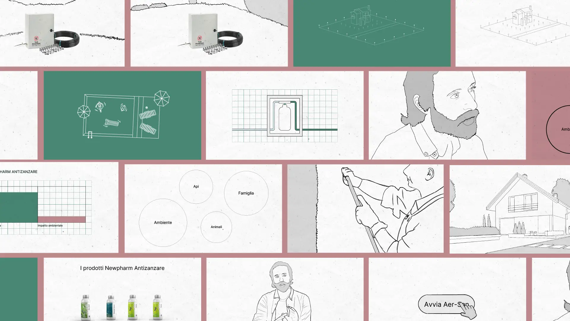 Alcuni istanti del video Aer San per Newpharm