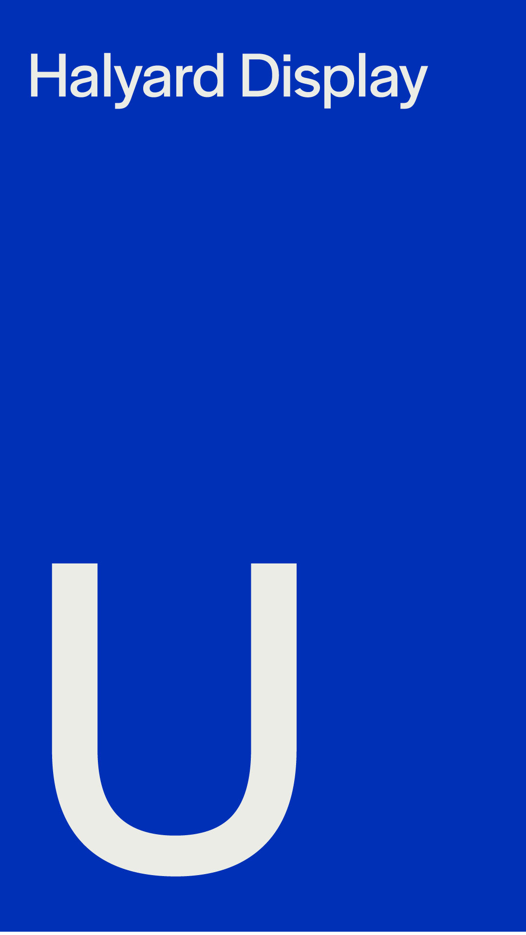 Immagine che mostra la font utilzzata per Urban Tribe in versione regular